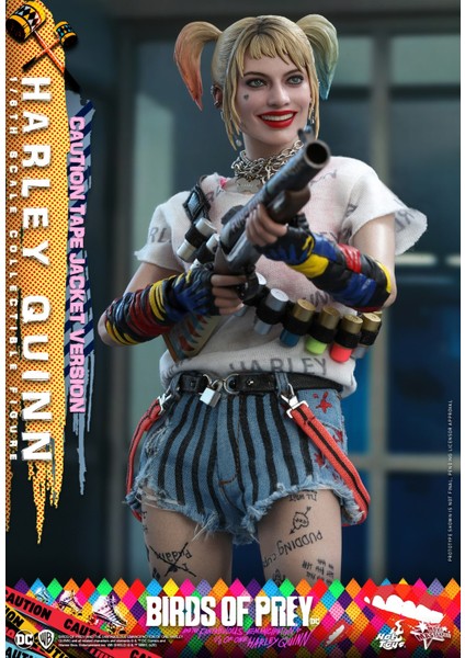 Birds Of Prey Harley Quinn (Caution Tape Jacket Version) 1:6 Ölçekli Koleksiyon Figürü