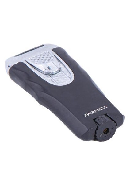 Tek Torch Siyah-Gümüş Puro Çakmağı
