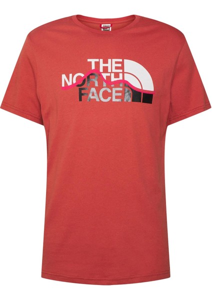 Erkek Tişört S/S Mountain Line Tee - Eu