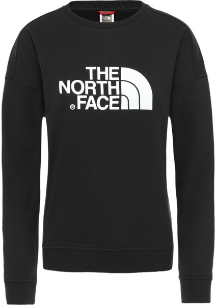 The North Face Drew Peak Kadın Siyah Bisiklet Yaka Sweatshirt