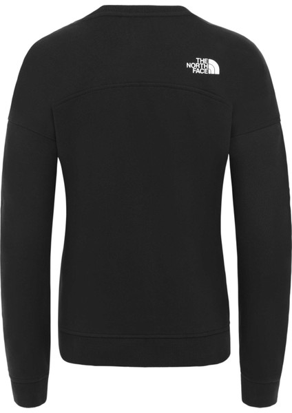 The North Face Drew Peak Kadın Siyah Bisiklet Yaka Sweatshirt