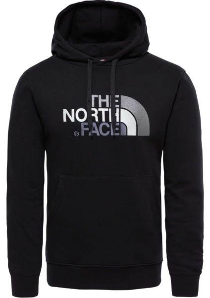 The North Face Drew Peak Pullover Erkek Siyah Kapüşonlu Sweatshirt