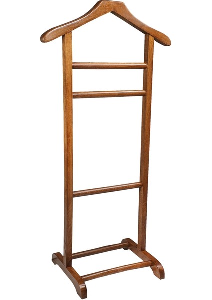 Dilsiz Uşak Elbise Askısı Gürgen Cilalı