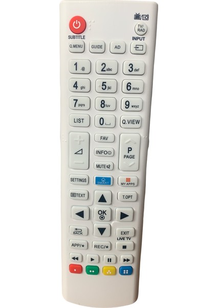 Lg AKB73975758 LED Tv Televizyon Kumandası Lg Tüm Modeller - Elci Elji Lege Kaliteli Beyaz Renk