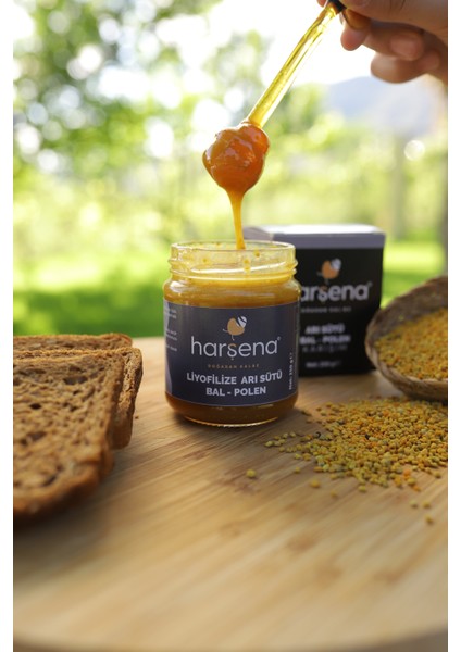 Liyofilize Arı Sütü Polen Bal Karışımı 250 gr