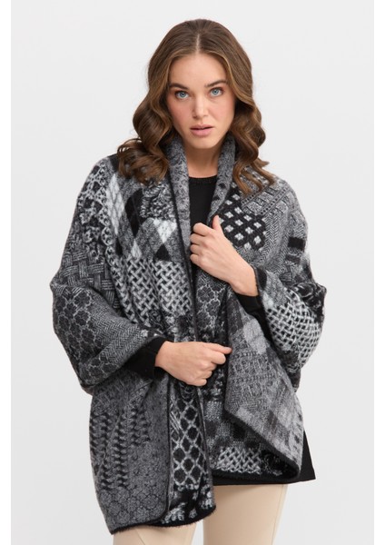 Kadın Kırk Yama Desenli Büyük Şal 1 fırsatları