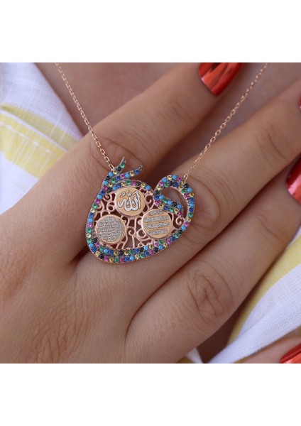 Vav Dualı Kolye Ayetel Kürsi Nazar Duası Ve Allah Yazılı Kolye 925 Ayar Gümüş modelleri