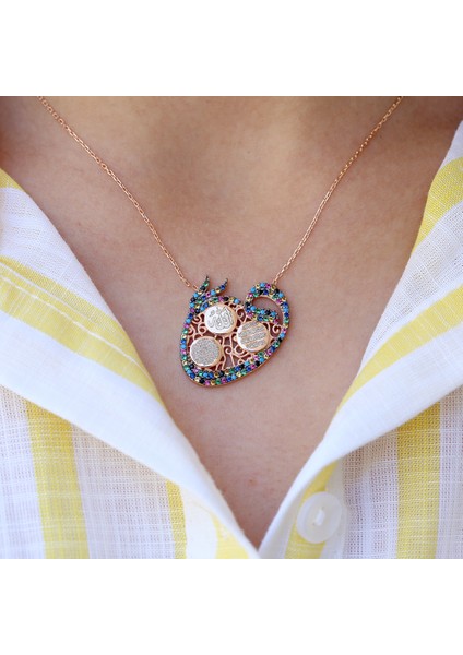 Vav Dualı Kolye Ayetel Kürsi Nazar Duası Ve Allah Yazılı Kolye 925 Ayar Gümüş fırsatları