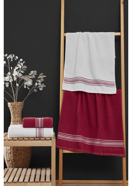 50X90 + 70X140 cm Elvin 4'lü Banyo Havlusu Seti fiyatları