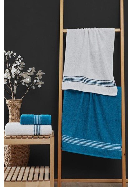 50X90 + 70X140 cm Elvin 4'lü Banyo Havlusu Seti fiyatları