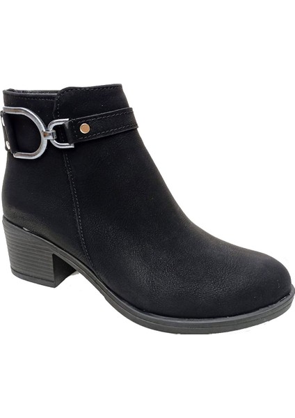 311 Yağlı Deri Trend Fashion Kadın Bot