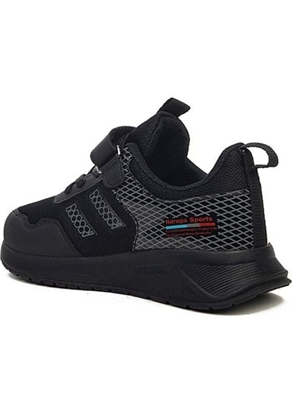 05P-22 Deri Çocuk Sneaker Ayakkabı Siyah Füme fiyatları