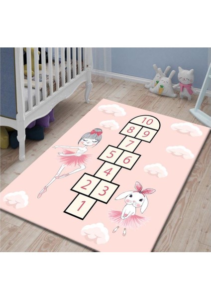 Pvc Kaymaz Taban Çocuk Odası Halısı I-JR-102