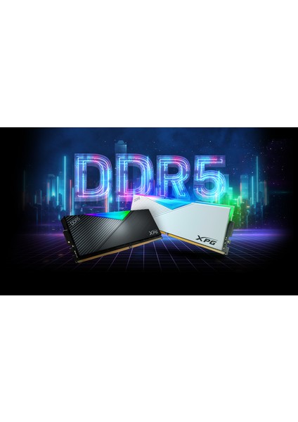 A-Data Ram Dımm 32GB Ddr5 Xpg Lancer Rgb 5600MHZ (2X16GB) AX5U5600C3616G-DCLARBK