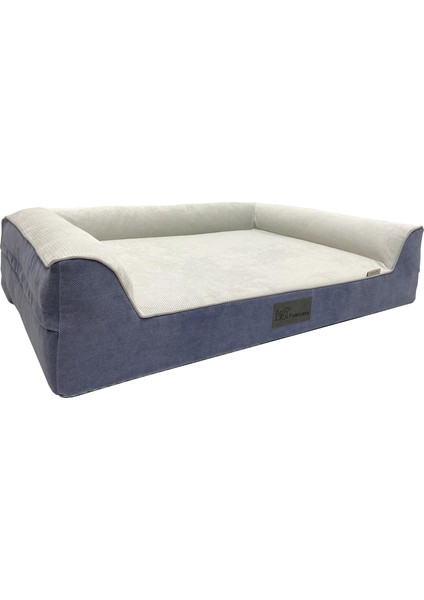 Bolster Üst Kalite Köpek Yatağı 6,5 ve 10 cm Süngerli Kılıflı Sıvı Geçirmez Alezli 2 Fermuarlı fırsatları