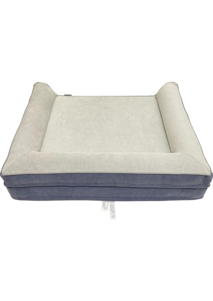 Bolster Üst Kalite Köpek Yatağı 6,5 ve 10 cm Süngerli Kılıflı Sıvı Geçirmez Alezli 2 Fermuarlı