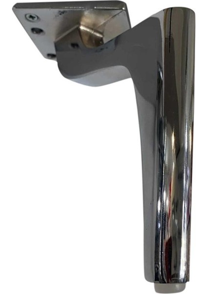 Lyon Dekoratif Mobilya ve Koltuk Ayağı Parlak Krom 14 cm