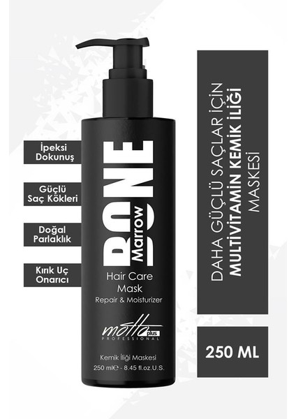 Motto Plus Professional Motto Plus Bone Marrow Kemik Iliği Saç Maskesi 250ml