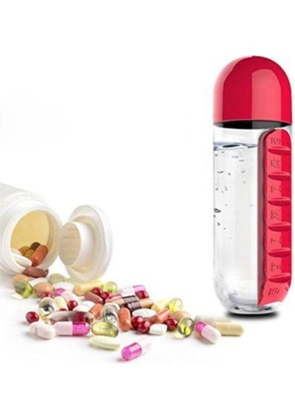 Ilaç Kutulu Matara Bardak