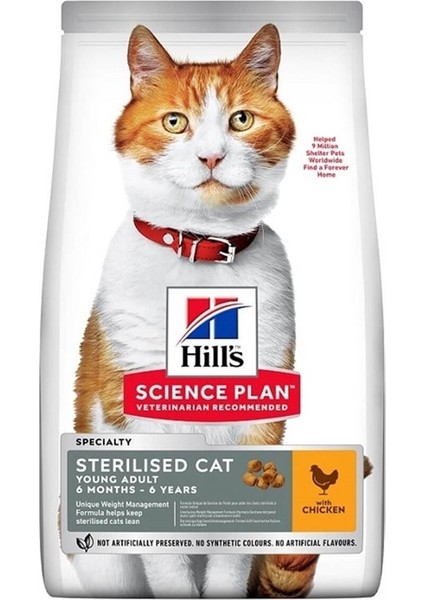 Tavuklu Kısırlaştırılmış Kedi Maması 10 kg