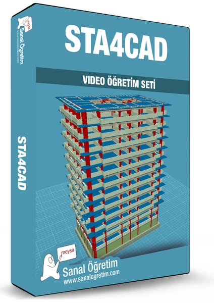 Sanal Öğretim STA4CAD (2018 Tbdy Göre) Video Ders Eğitim Seti