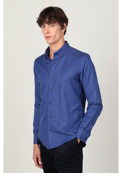 Slim Fit Uzun Kol Düğmeli Erkek Gömlek fiyatları