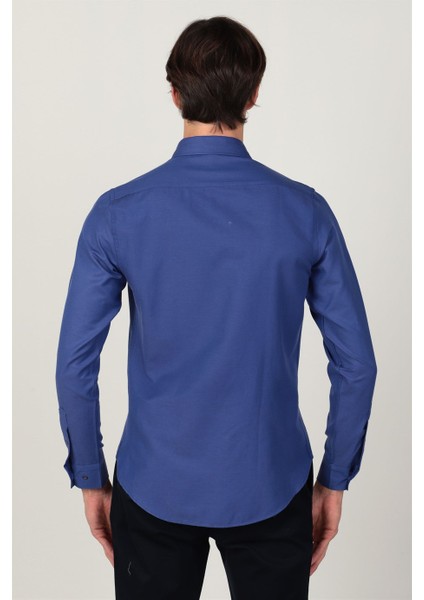 Slim Fit Uzun Kol Düğmeli Erkek Gömlek fırsatları