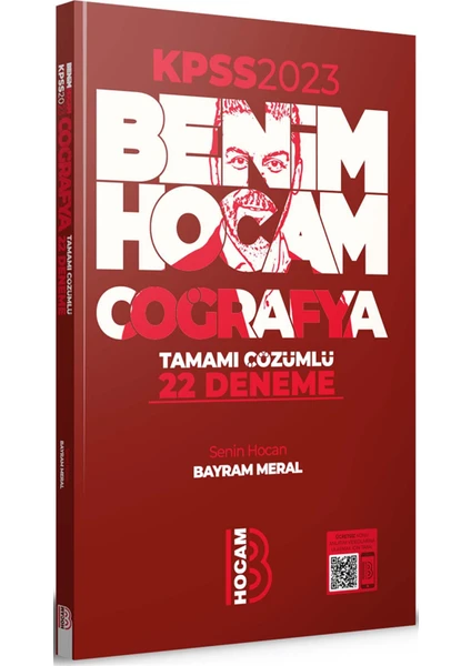 Benim Hocam Yayınları KPSS 2023 Coğrafya Tamamı Çözümlü 22 Deneme