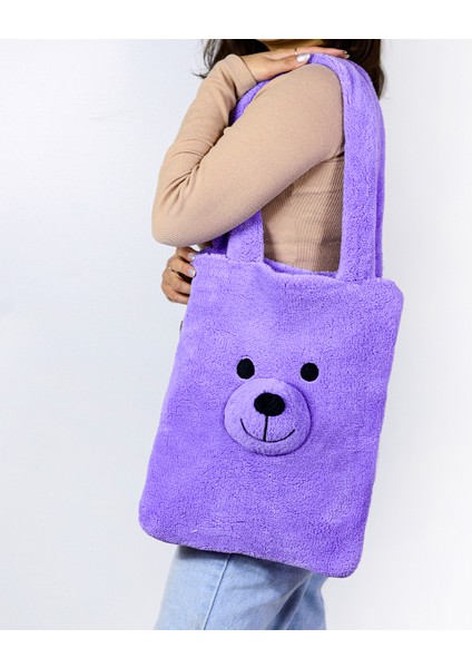 yumuşacık Peluş Ayıcıklı Omuz Çantası