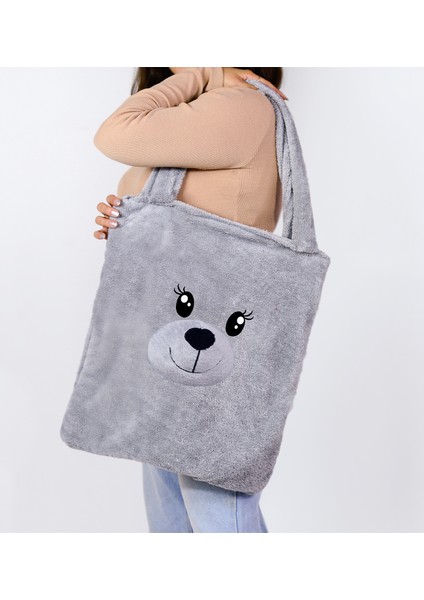 yumuşacık Peluş Ayıcıklı Omuz Çantası
