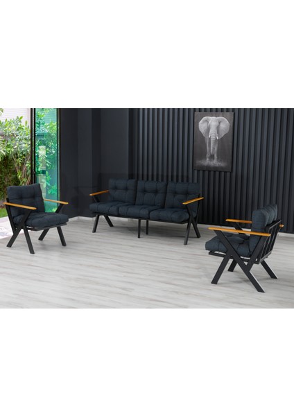 3+1+1 Zeta Bahçe Takımı, Balkon, Bahçe, Cafe Mobilyası, Pofuduk Metal Çay Seti fiyatları