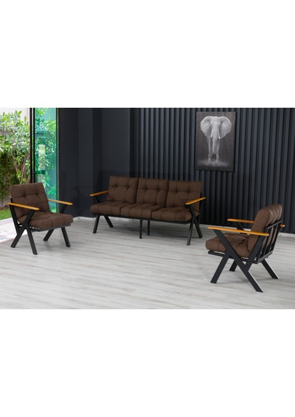 3+1+1 Zeta Bahçe Takımı, Balkon, Bahçe, Cafe Mobilyası, Pofuduk Metal Çay Seti fiyatları