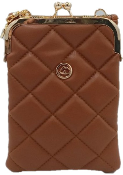 Yandan Deri Askılı Kadın Mini El Omuz Çantası