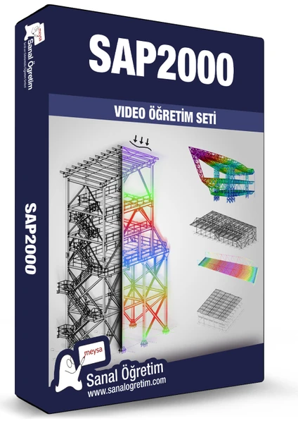 Sanal Öğretim SAP2000 Video Ders Eğitim Seti