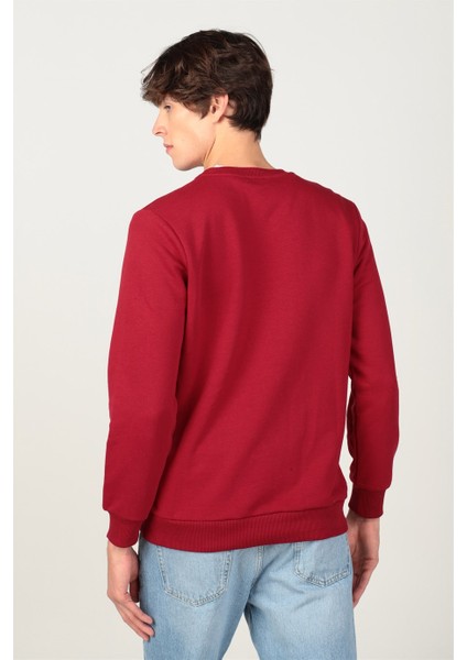 Bisiklet Yaka Basıc Unisex Sweatshirt
