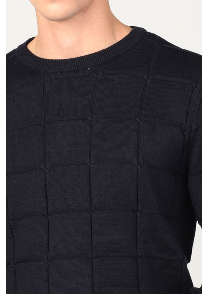 Slim Fit Dar Bisiklet Yaka Erkek Kazak modelleri