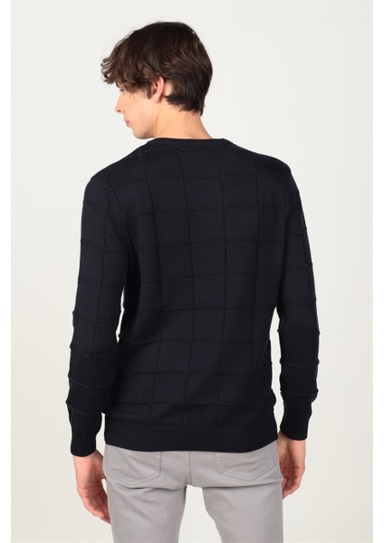 Slim Fit Dar Bisiklet Yaka Erkek Kazak fırsatları