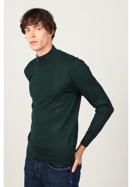 Slim Fit Dar Kesim Bisiklet Yaka Erkek Kazak fiyatları