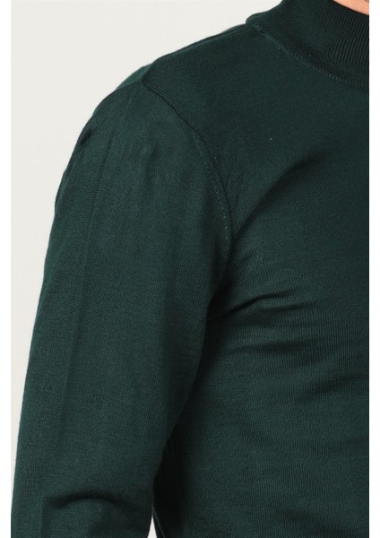 Slim Fit Dar Kesim Bisiklet Yaka Erkek Kazak modelleri