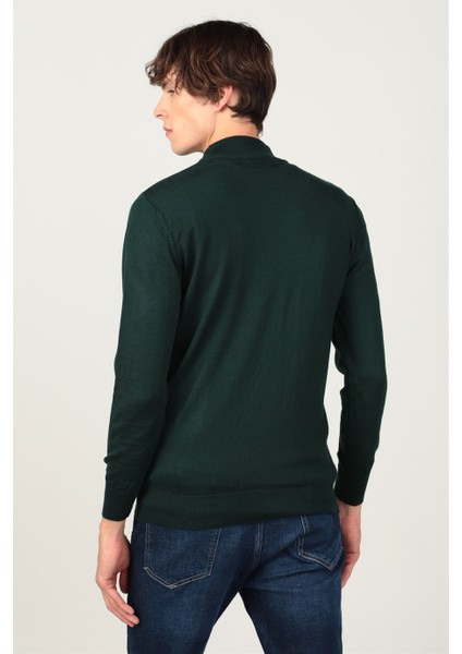 Slim Fit Dar Kesim Bisiklet Yaka Erkek Kazak fırsatları