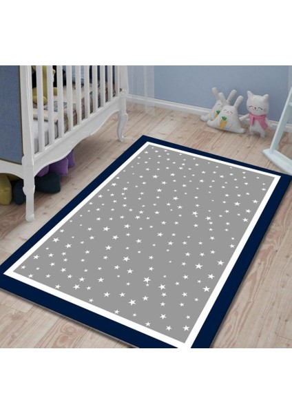 Pvc Kaymaz Taban Makinede Yıkanabilir Çocuk Odası Halısı I-JR-115