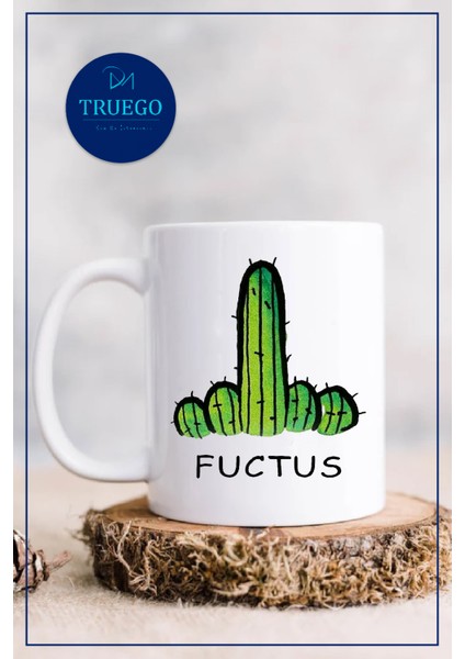 Baskılı Kupa Bardak Seramik Mug - Fuctus
