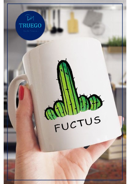 Baskılı Kupa Bardak Seramik Mug - Fuctus