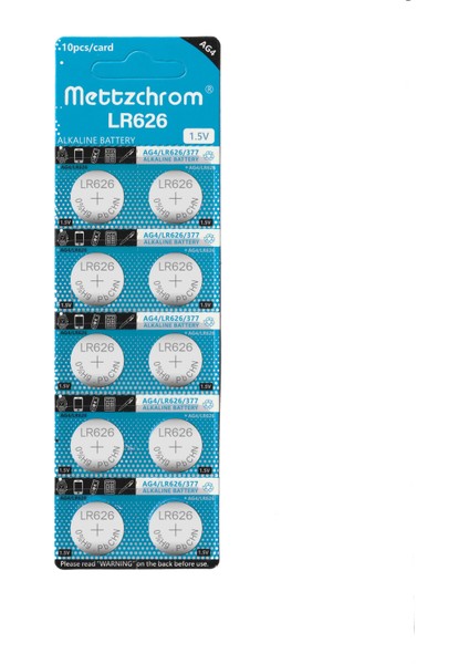 Kol Saat Pili SR626 Sw 377A LR626 Ag4 SR626SW 1.5V Kol Saati Pili 10'lu Sr 626 Sw Pil