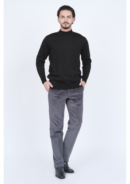 Erkek Yarım Balıkçı Triko Kazak 6241000 Siyah fiyatları