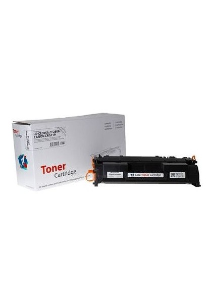 Printpen CE505A, CF280A & CRG-719 (2.7k) Siyah Muadil Toner