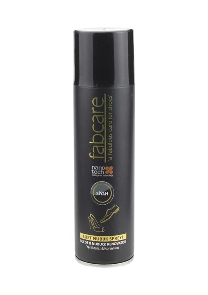 3011 Fabcare Süet Nubuk Spreyi 250 Ml-Siyah