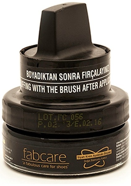 1001 Fabcare Krem Deri Boya Cam Kavanoz 50 Ml-Siyah fiyatları