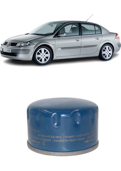 Renault Megane 2 4lü Karbon Filtre Bakım Seti 1.5 Dci 2002-2005 KİT2094F modelleri