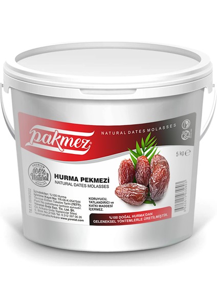 Hurma Pekmezi 5 kg